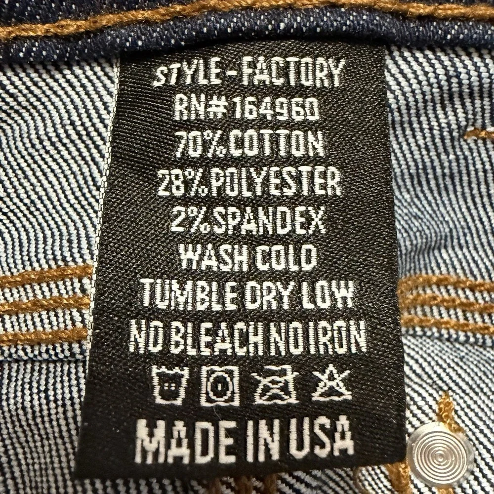 Origin Maine Factory Work (Maverick) Straight Mens Denim Jeans 32X35  USA Made